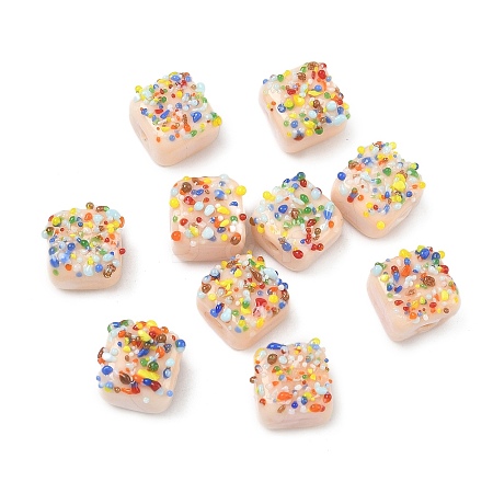 Handmade Lampwork Beads LAMP-Z022-01G-1