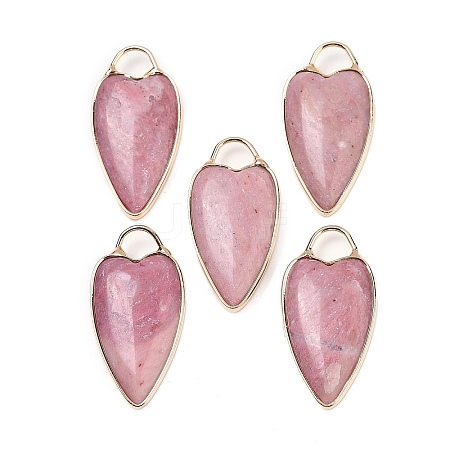 Natural Rhodonite Pendants G-G193-02G-09-1