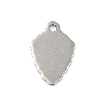 Non-Tarnish 201 Stainless Steel Charms STAS-C108-55P-1