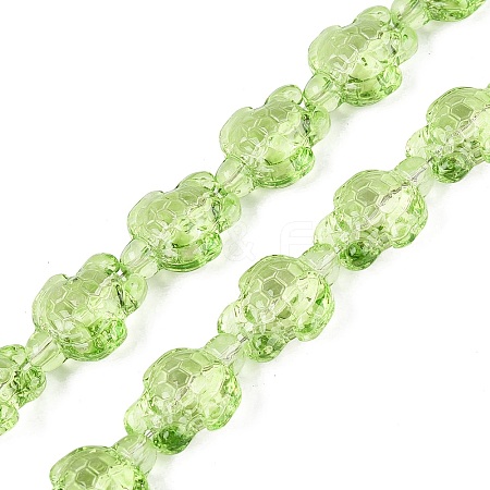 Transparent Glass Beads Strands DGLA-N021-02A-09-1