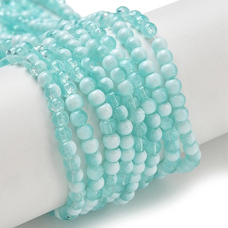 Crackle Glass Beads X1-GLAA-U001-4mm-02-1