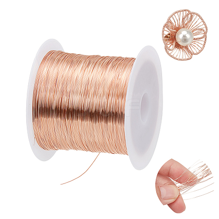 1 Roll Copper Craft Wire Copper Beading Wire CWIR-NB0001-03B-1