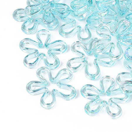 Plated UV Acrylic Beads LS-TACR-S161-04C-1