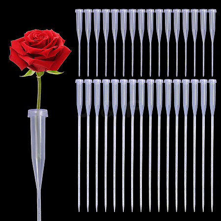 50Pcs PP Plastic Flower Water Tubes AJEW-GL0002-97C-1
