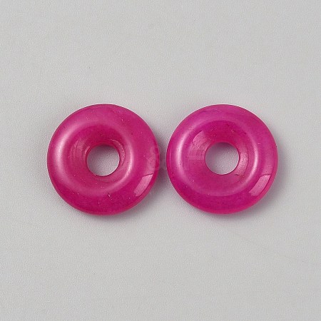 Natural Hot Pink Chalcedony Pendants G-WH0016-53A-1
