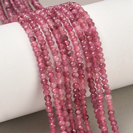 Natural Pink Tourmaline Beads Strands G-RM250101-N16-1