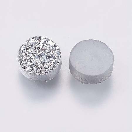 Imitation Druzy Gemstone Resin Cabochons LS-RESI-E012-02K-1