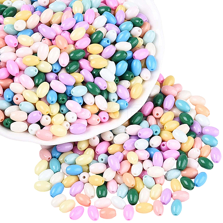 500Pcs Baking Paint Glass Seed Beads SEED-PA0001-05A-1