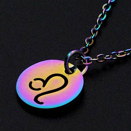 201 Stainless Steel Pendants Necklaces NJEW-S105-JN627-5-1