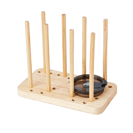 Wood Adjustable Cup Lid Holder ODIS-WH0043-88-1