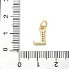 Brass Micro Pave Cubic Zirconia Charms KK-I382-03G-L-3
