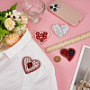 4Pcs 4 Styles Computerized Embroidery Cloth Iron on/Sew on Patches DIY-FG0006-96-5