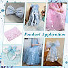 2M Polyester Snowflake Mesh Fabrics DIY-WH0622-388B-5