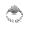 304 Stainless Steel Cuff Rings RJEW-M019-26P-3