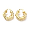 Brass Hoop Earrings EJEW-H104-23G-1