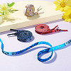 4 Pairs 4 Colors Flower Pattern Polyester Shoelaces FIND-TA0010-30-9