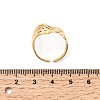 5Pcs 304 Stainless Steel Open Cuff Rings for Women RJEW-K313-07G-5