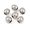 Tarnish Resistant 304 Stainless Steel European Beads STAS-E034-4-1