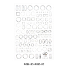 Laser Hot Stamping Nail Art Stickers Decals MRMJ-R088-33-R082-01-2