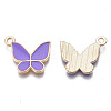 Alloy Enamel Pendants ENAM-T016-23B-RS-3