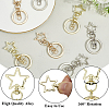 18Pcs Alloy Swivel Keychain Clasps KEYC-SP0001-48A-G-5