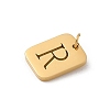 304 Stainless Steel Charms LS-STAS-R001-01G-R-2