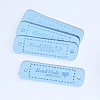 Microfiber Leather Labels DIY-TAC0005-56C-1