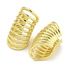 Brass Cuff Earrings EJEW-C104-063G-2
