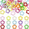 50Pcs Opaque Acrylic Pendants MACR-YW0004-36-2