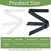 2Pcs 2 Colors PU Leather Wrap Belts for Coat AJEW-CL0005-21A-2