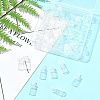 50Pcs Glass Bottle Pendant Decoration BOTT-FS0001-06-7