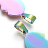 304 Stainless Steel Split Pendants LS-STAS-F214-01M-3