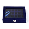Flock with Glass Jewelry Display Box PW-WG61213-06-3