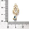 Brass Micro Pave Cubic Zirconia Pendants KK-K378-65G-02-3