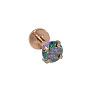 304 Stainless Steel Colorful Synthetic Opal Threadless Labrets For Women Men WGF4990-53-1