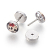 304 Stainless Steel Ear Fake Plugs Gauges EJEW-L207-P20-2