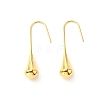 304 Stainless Steel Dangle Earrings EJEW-F375-01B-G-2