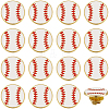 20Pcs Sport Enamel Pins JEWB-SC0001-62B-6