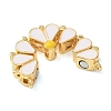 Brass Enamel Pendants CU-CBA2C2D-01G-2
