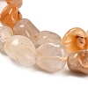 Natural Yellow Hematoid Quartz Beads Strands G-P568-C05-01-4