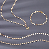 6M Brass Flat Round Link Chains CHC-HS0001-01KCG-5