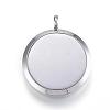 316 Surgical Stainless Steel Diffuser Locket Pendants STAS-E112-20A-3