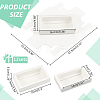 Foldable Paper Drawer Boxes with Clear Plastic Cover CON-WH0095-68A-03-2