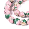 Assembled Synthetic Turquoise and Trochus Shell Beads Strands G-N369-02B-01-3