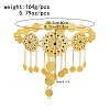 Alloy Colorful Rhinestone Flower Coin Tassel Waist Belly Chains for Women FS-WGD7CCF-01-3