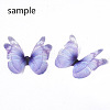 Polyester Fabric Wings Crafts Decoration X-FIND-S322-010C-08-3