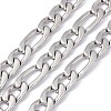 304 Stainless Steel Figaro Chains CHS-G022-01P-1