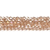 Transparent Electroplate Glass Beads Strands LS-GLAA-F029-4mm-A12-1