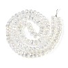Electroplate Transparent Glass Beads Strands EGLA-N022-05B-C08-2