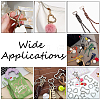 12Pcs 4 Colors Alloy Spring Gate Rings FIND-NB0006-20B-5
